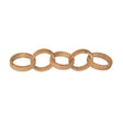 Ringlo Rattan Decorative Links by Worlds Away at Fig Linens and Home | Chain Decor 1