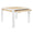 Robin Grasscloth Natural Game Table by Worlds Away at Fig Linens and Home 3