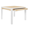 Robin Grasscloth Natural Game Table by Worlds Away at Fig Linens and Home 3
