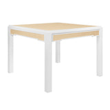 Robin Grasscloth Natural Game Table by Worlds Away at Fig Linens and Home - View 2