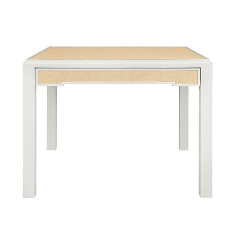 Robin Grasscloth Natural Game Table by Worlds Away at Fig Linens and Home - View 1