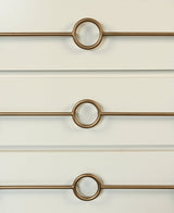 Roderick Antique White Dresser by Worlds Away at Fig Linens and Home - Detail View 1