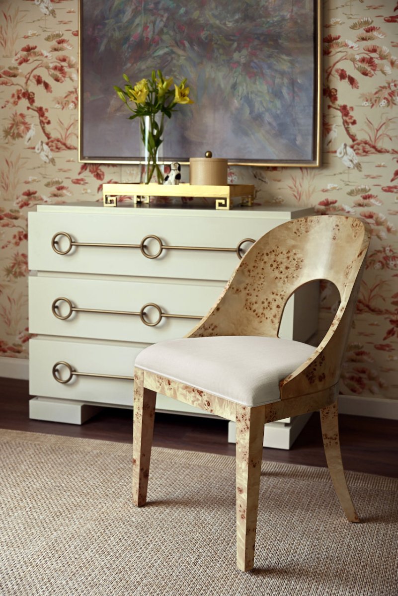 Roderick Antique White Dresser by Worlds Away 34.25"H x 42"W x 20D" Antique White at FIG LINENS AND HOME 4