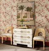 Roderick Antique White Dresser by Worlds Away 34.25"H x 42"W x 20D" Antique White at FIG LINENS AND HOME 2
