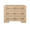 Roderick Cerused Oak Dresser by Worlds Away at Fig Linens and Home - Front View