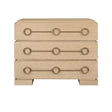 Roderick Cerused Oak Dresser by Worlds Away at Fig Linens and Home - Front View