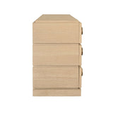 Roderick Cerused Oak Dresser by Worlds Away at Fig Linens and Home - Side View