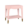 Ronny Pink Side Table by Worlds Away at Fig Linens and Home - View 2