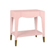 Ronny Pink Side Table by Worlds Away at Fig Linens and Home - View 2