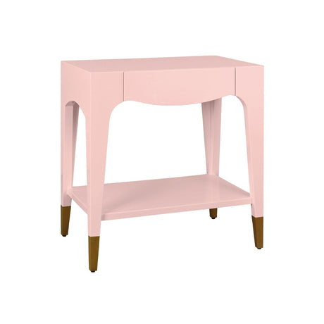 Ronny Pink Side Table by Worlds Away at Fig Linens and Home - View 2