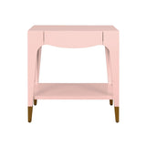 Ronny Pink Side Table by Worlds Away at Fig Linens and Home - View 1
