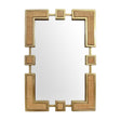 Roro Rectangular Rattan Wall Mirror by Worlds Away at Fig Linens and Home 1