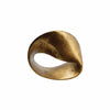 Ruben Small Sculpture by Worlds Away | Brass-Finish Abstract Design View 1 at Fig Linens and Home