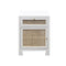 Ruth White Cabinet by Worlds Away at Fig Linens and Home - Front of Side Table
