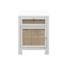 Ruth White Cabinet by Worlds Away at Fig Linens and Home - Front of Side Table