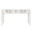 Sabrina White Console Table by Worlds Away at Fig Linens and Home - Front View