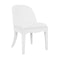 Sadie White Dining Chairs by Worlds Away | Dining Chairs at Fig Linens and Home - Angle View