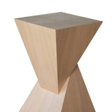 Scout Natural Oak Occasional Table by Worlds Away | Side Tables at Fig Linens and Home 3