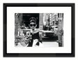 Shopping at Tiffany's Black and White Print by Worlds Away | Art at Fig Linens and Home