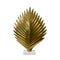 Sprig Large Antique Brass Leaf Sculpture by Worlds Away 23.2" H x 5.9" W  x 15.4" D Antique Brass and White at FIG LINENS AND HOME 1