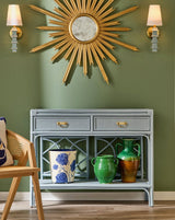Starlata Gold Starburst Mirror by Worlds Away Starlata Gold Starburst Mirror Gold Leaf at FIG LINENS AND HOME 2