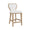 Tally Cerused Oak Counter Stool by Worlds Away at Fig Linens and Home - Angle View of Bar Stool