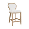 Tally Cerused Oak Counter Stool by Worlds Away at Fig Linens and Home - Angle View of Bar Stool