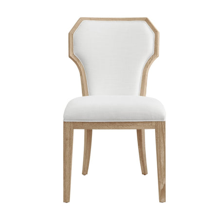Tally Cerused Oak Dining Chair | Worlds Away Seating at Fig Linens and Home - Front View