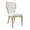 Tally Cerused Oak Dining Chair | Worlds Away Seating at Fig Linens and Home - Angle View