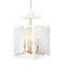 Talula White Pendant Lantern by Worlds Away - Pendant Light Chandelier at Fig Linens and Home - Lit
