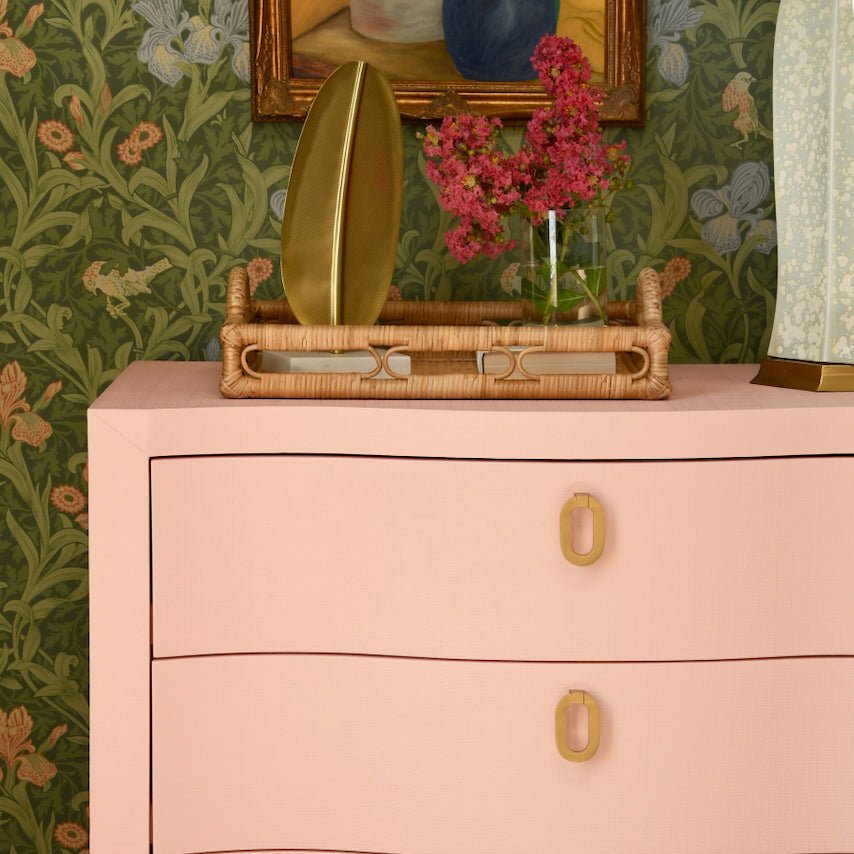 Tatum Rattan Tray by Worlds Away | Coastal Decor Lifestyle 3 at Fig Linens and Home