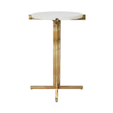 Winslet Round Side Table by Worlds Away at Fig Linens and Home - View 2
