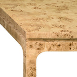 Worlds Away Adams Burlwood Dining Table Detail 1