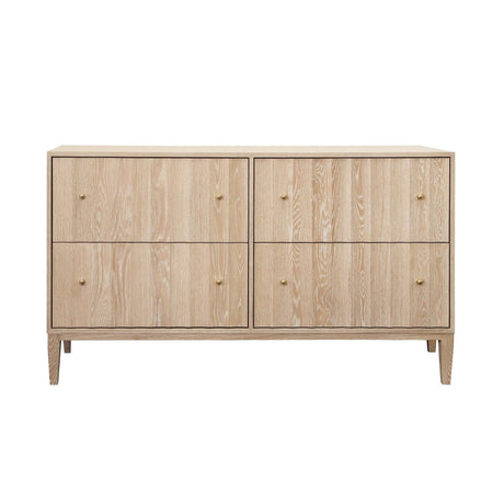Worlds Away Angus Cerused Oak Dresser 34"H x 64"W x 20"D Cerused Oak at FIG LINENS AND HOME 3