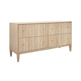 Worlds Away Angus Cerused Oak Dresser 34"H x 64"W x 20"D Cerused Oak at FIG LINENS AND HOME 2
