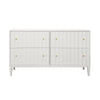 Worlds Away Angus White Dresser 34"H x 64"W x 20"D White at FIG LINENS AND HOME 3