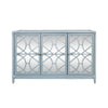 Worlds Away Aria Light Blue Buffet Cabinet at Fig Linens and Home - Front View 1