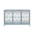 Worlds Away Aria Light Blue Buffet Cabinet at Fig Linens and Home - Front View 1