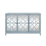 Worlds Away Aria Light Blue Buffet Cabinet at Fig Linens and Home - Front View 1