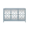 Worlds Away Aria Light Blue Buffet Cabinet at Fig Linens and Home - Front View 1