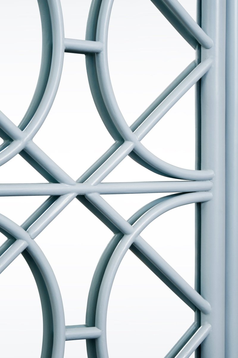 Worlds Away Aria Light Blue Buffet Cabinet at Fig Linens and Home - Detail View 1