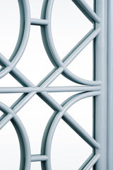 Worlds Away Aria Light Blue Buffet Cabinet at Fig Linens and Home - Detail View 1