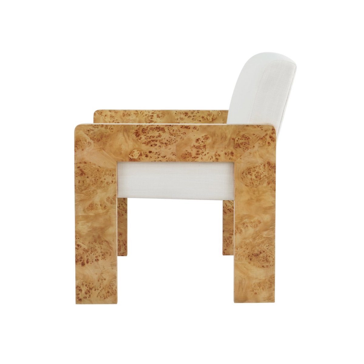 Worlds Away Astor Burlwood Dining Chair at Fig Linens and Home 3