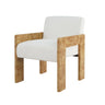 Worlds Away Astor Burlwood Dining Chair at Fig Linens and Home 1