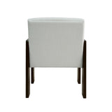 Worlds Away Astor Espresso Oak Dining Chair - Back View
