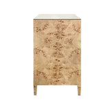 Worlds Away Carnegie Burlwood Chest Side at Fig Linens and Home