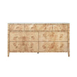 Worlds Away Carnegie Burlwood Dresser Front at Fig Linens and Home