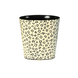 Worlds Away Cheetah Wastebasket - WBCHEETAH - Fig Linens and Home 1