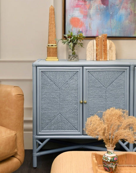 Worlds Away Eleanor Light Blue Cabinet - Buffet, Console or Cabinet - Lifestyle View 2