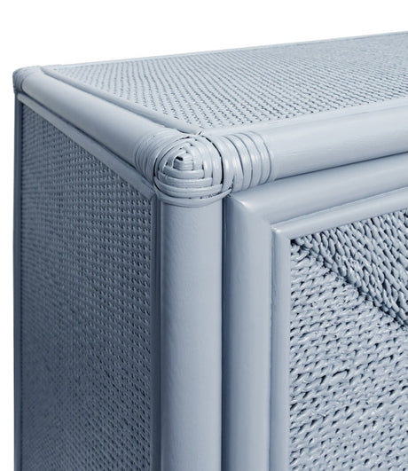 Worlds Away Eleanor Light Blue Cabinet - Buffet, Console or Cabinet - Corner Detail View
